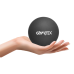 Массажный мяч  Gymtek 63 мм силиконовый черный - фото №3